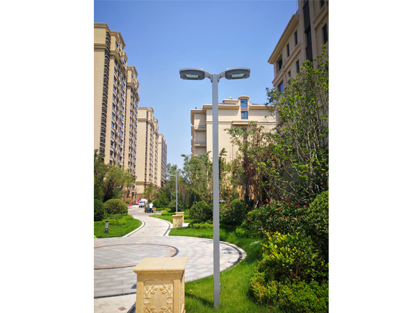 小區(qū)內部道路燈安裝效果